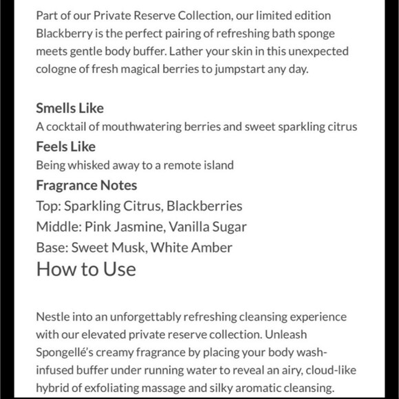 NEW Spongelle'® Multi-Use Boxed Flower Blackberry - Picture 4 of 6